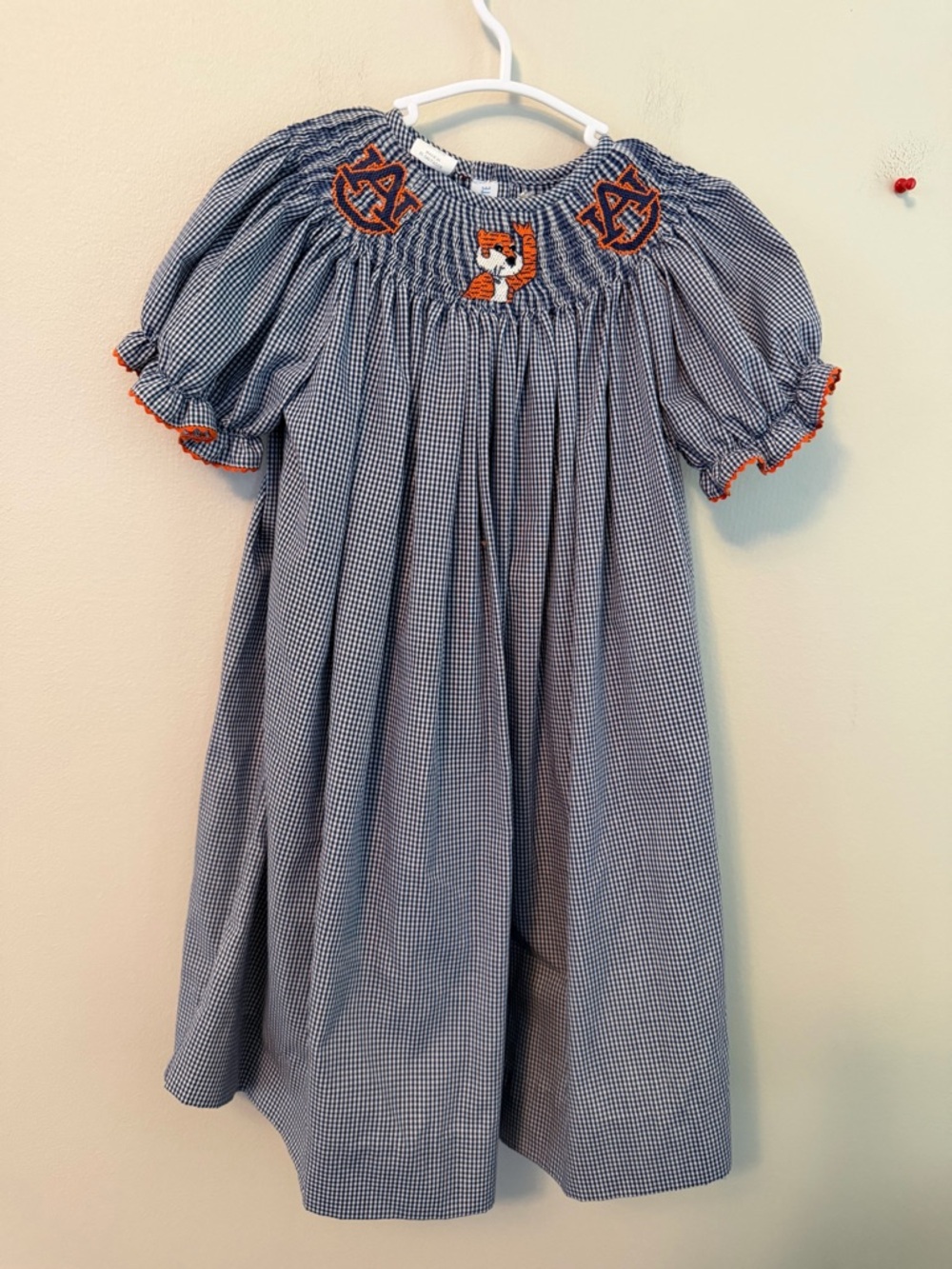 Vive La Fete Auburn Tigers Smocked Dress